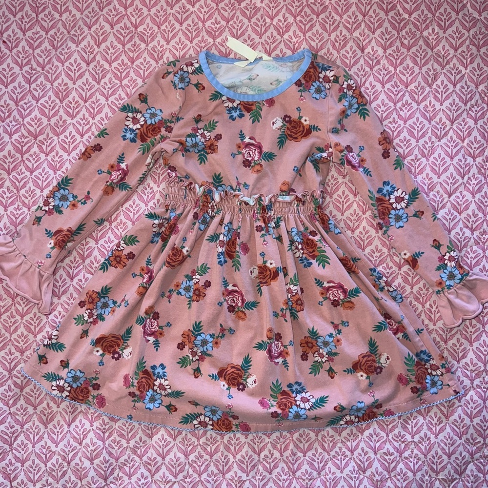 Matilda Jane Pink Floral Kids Dress